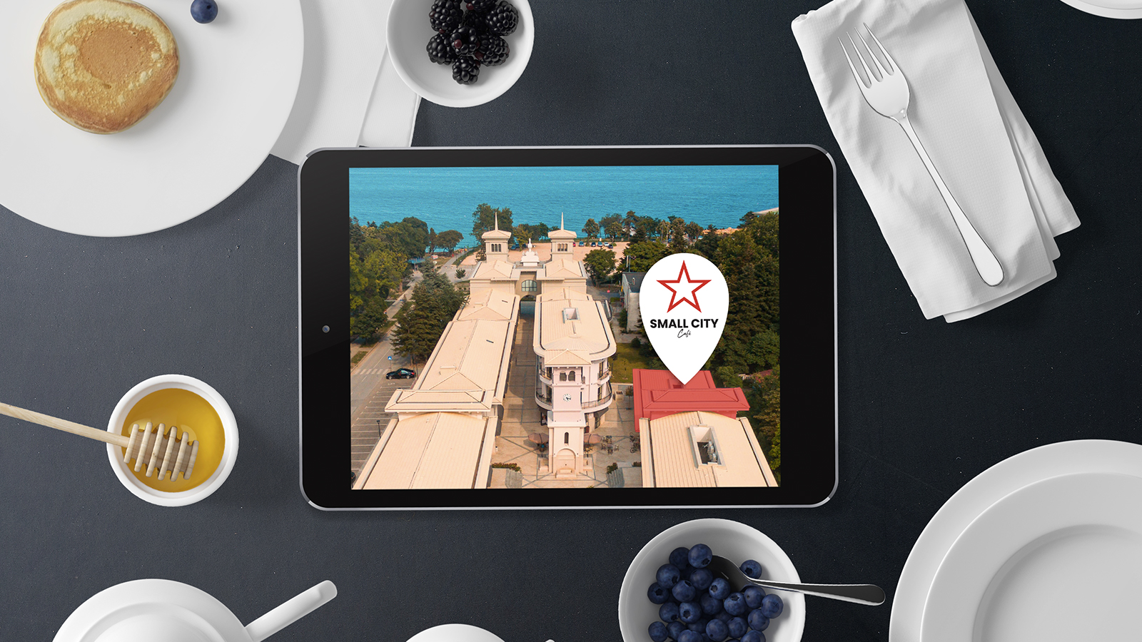 Дигитална реклама за Small City Cafe